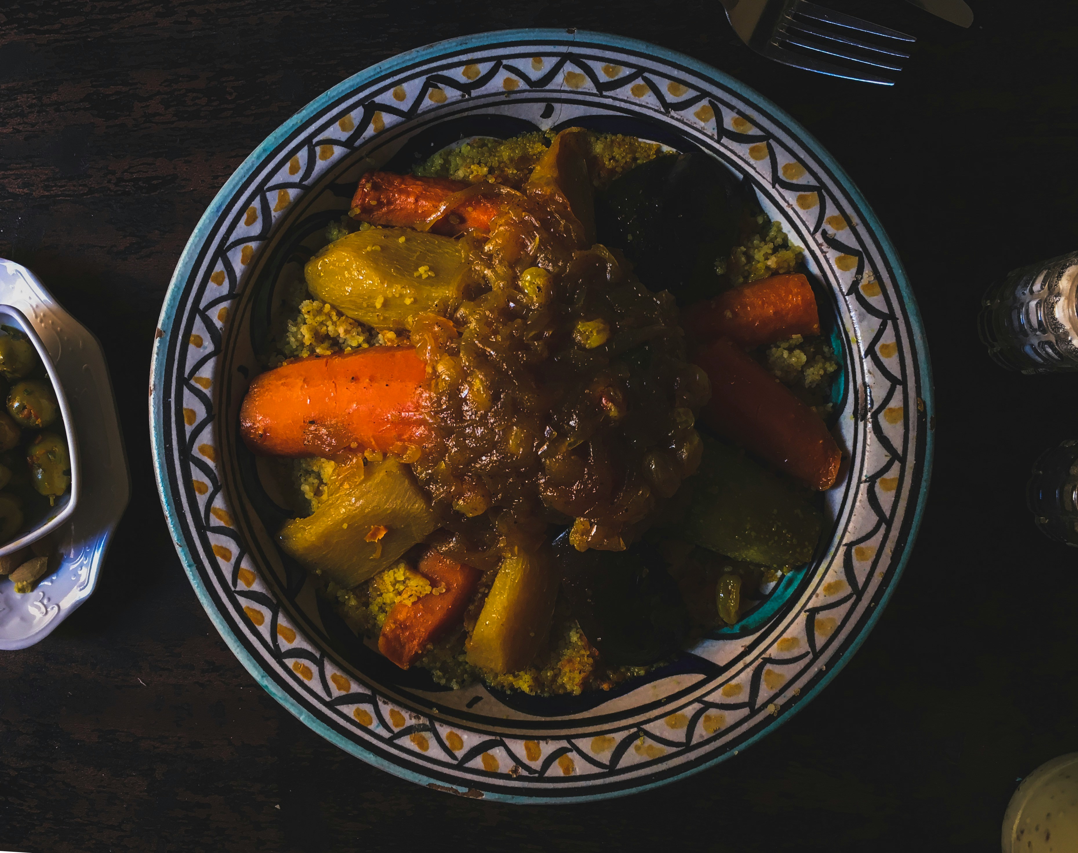 Traditional Moroccan couscous